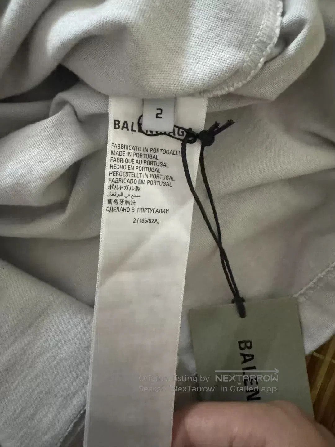 Balenciaga balenciaga gray lightning splash short sleeve. Size US M / EU 48-50 / 2 - 4 Thumbnail