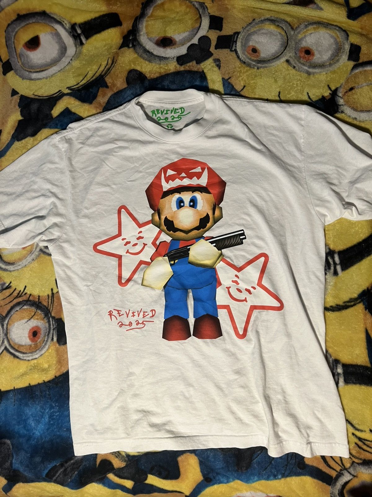 Asspizza Asspizza Mario Tee Size US XL / EU 56 / 4 - 1 Thumbnail
