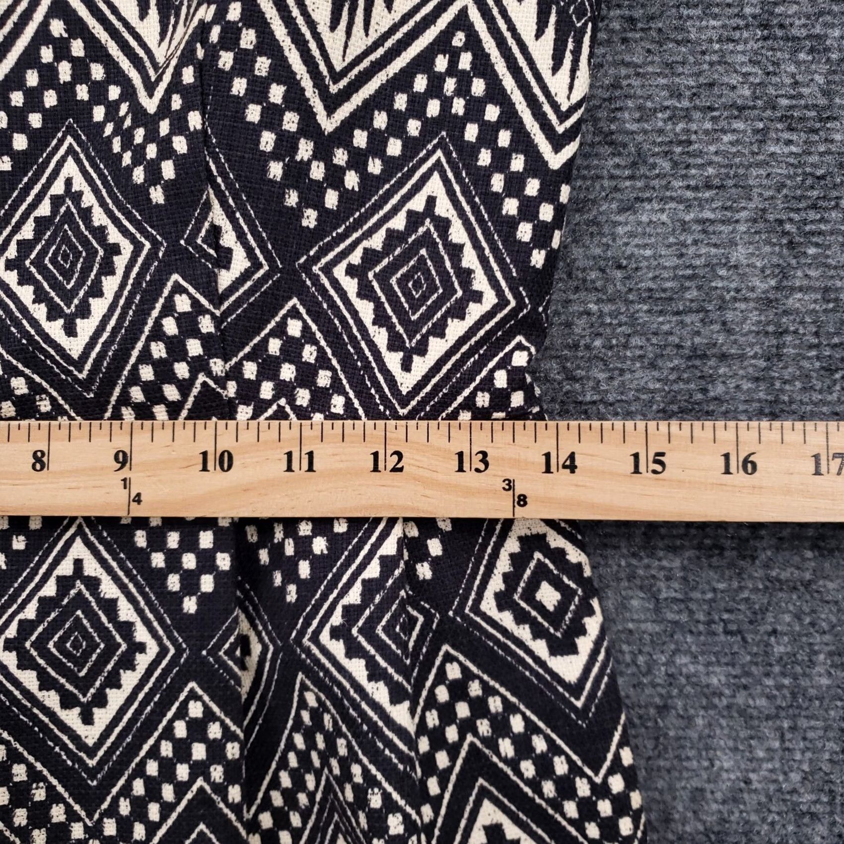 J.Crew J.CREW Dress Womens 2 Black Mini Sheath Tank Sleeveless Aztec Boho Tribal Geometric Pattern Knee Length Casual Party/Cocktail Dress Mens Size XS / US 0-2 / IT 36-38 - 6 Thumbnail