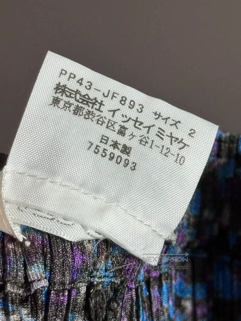 Issey Miyake Issey Miyake Mosaic Pattern Straight-Leg Pants Size 25" / US 0 / IT 36 - 5 Thumbnail