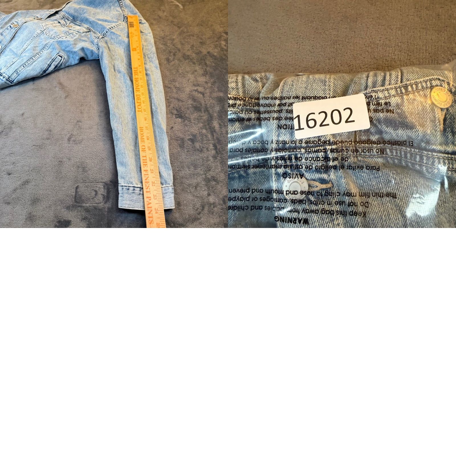 Gap GAP Jacket Denim Trucker Light Wash Classic Button Front Women L Blue Regular Size L / US 10 / IT 46 - 8 Thumbnail