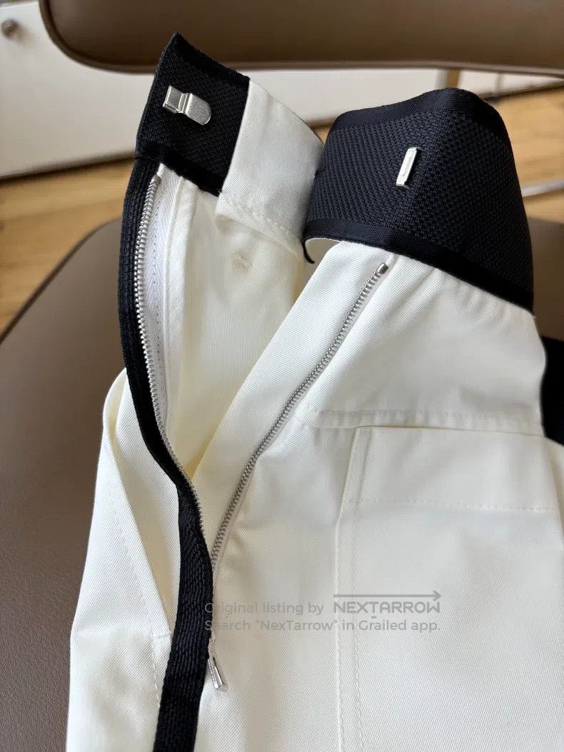 Hermes Hermes White Straight-Leg Pants Size 25" / US 0 / IT 36 - 5 Thumbnail