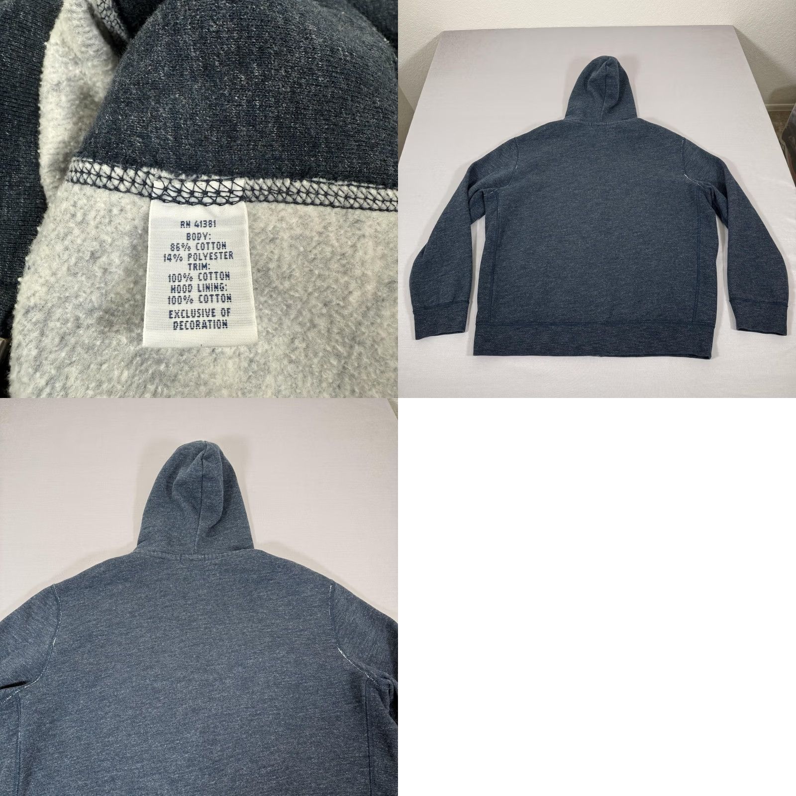 Polo Ralph Lauren Polo Ralph Lauren Hoodie Mens 2XL Blue Zip Up Fleece Sweater Pony Logo Preppy Size US XXL / EU 58 / 5 - 8 Thumbnail