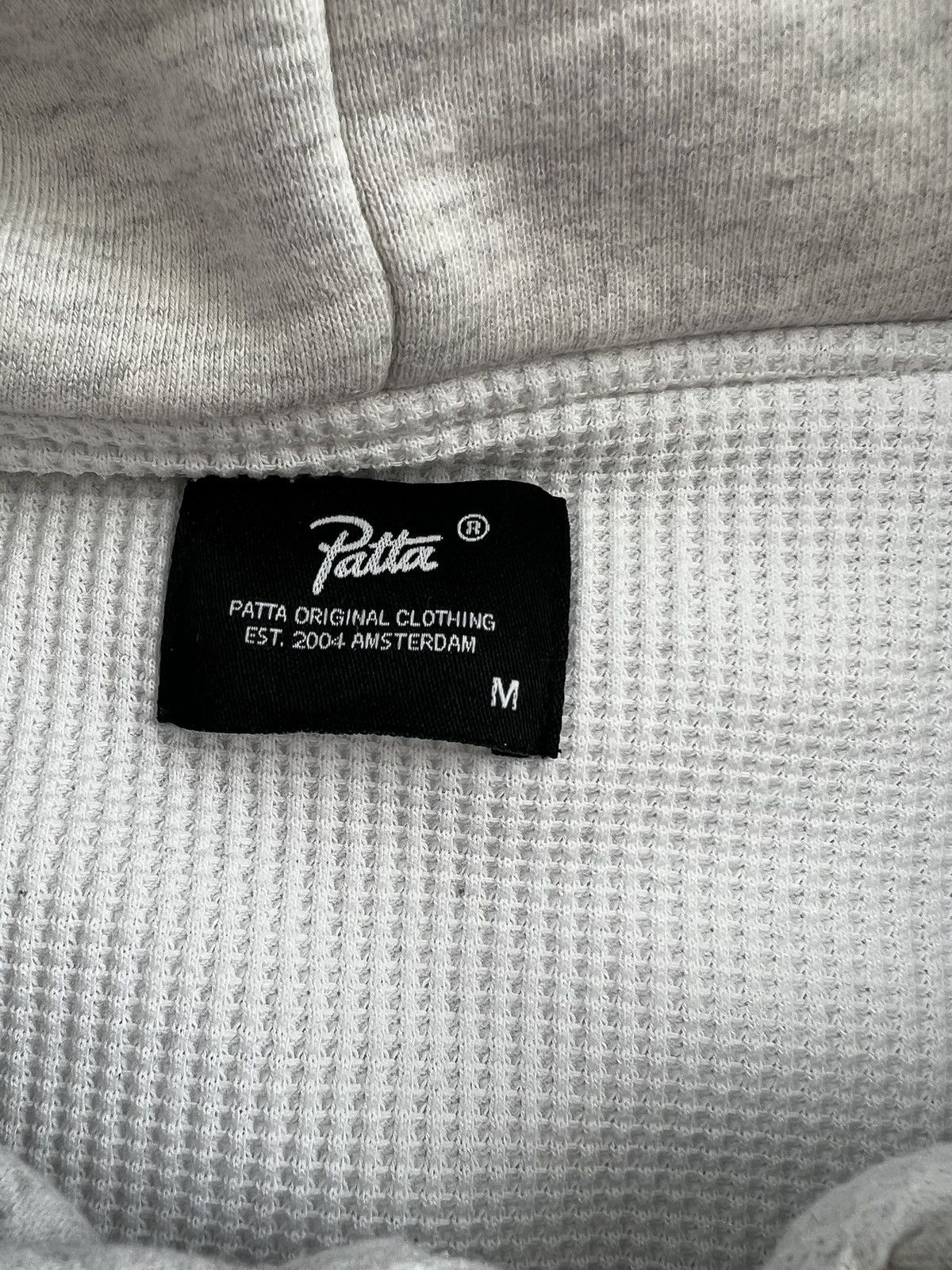 Patta Patta Basic Waffle ZIP Hooded Sweater Zip Hoodie Size US M / EU 48-50 / 2 - 2 Thumbnail