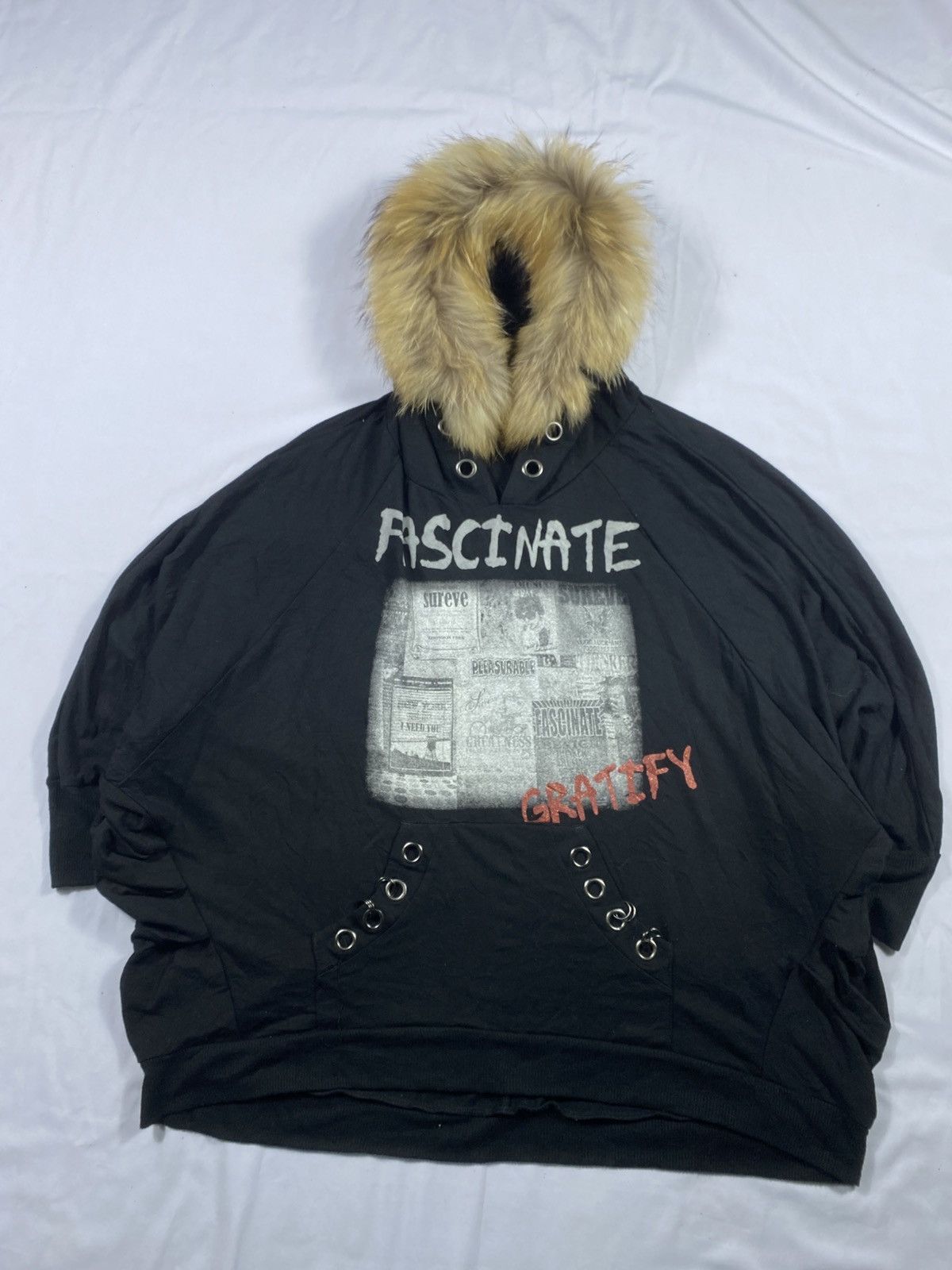 If Six Was Nine Crazy fur Sureve Punk Gothic Oversize Hoodie lgb style Size US M / EU 48-50 / 2 - 1 Thumbnail