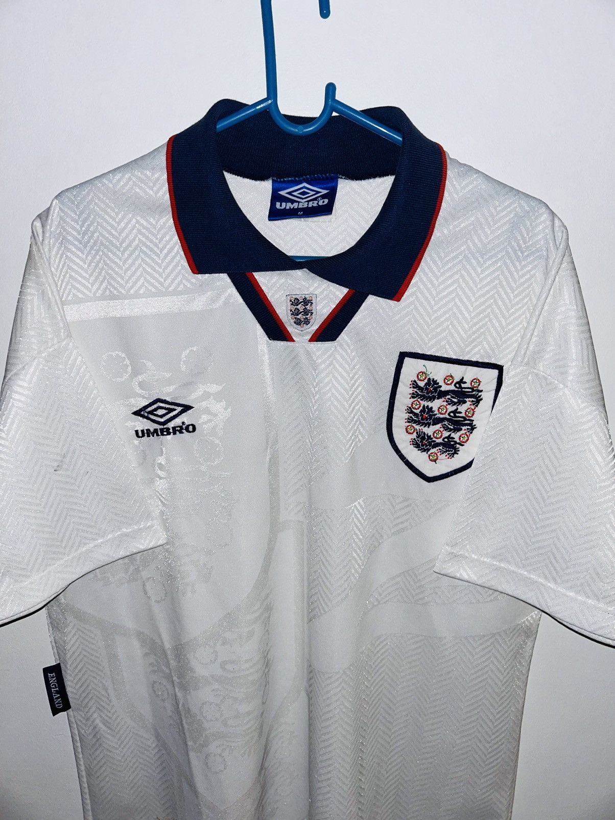 Umbro × Vintage England 1994 home jersey Size US M / EU 48-50 / 2 - 2 Thumbnail