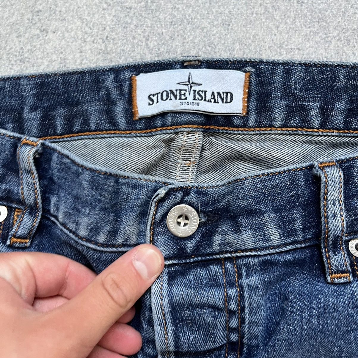 Stone Island STONE ISLAND Jeans Wash Blue Denim Vintage Y2k Affliction Size US 36 / EU 52 - 11 Thumbnail