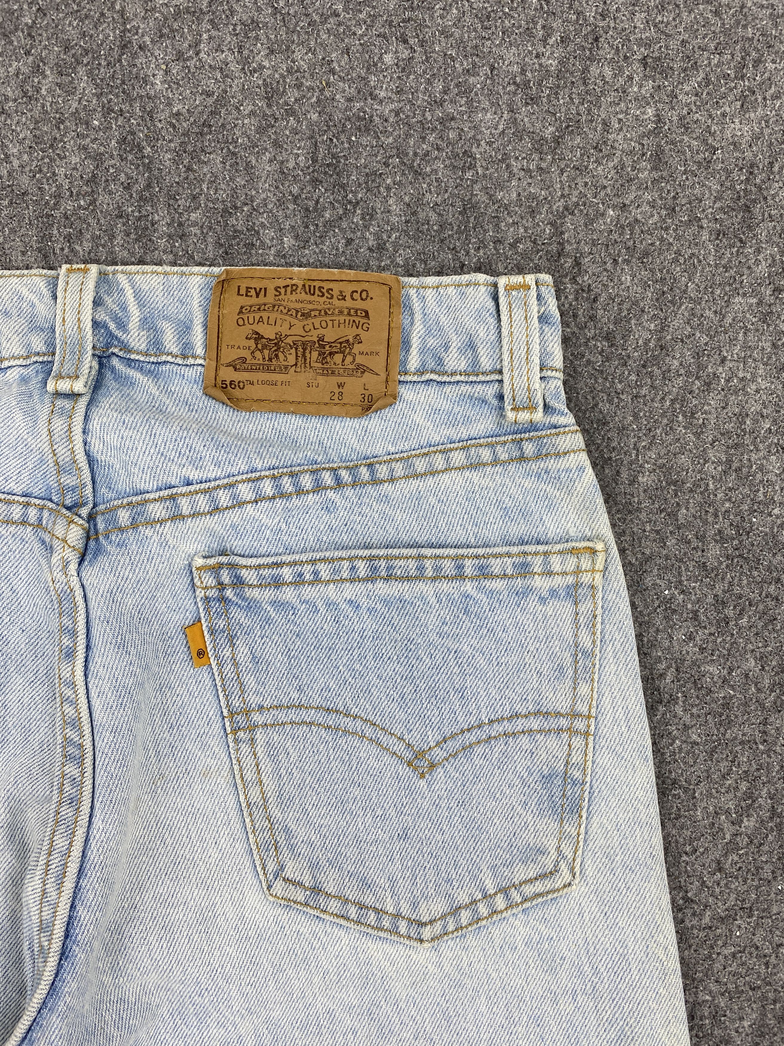 Levi's × Vintage Vintage 90s Levis 560 Orange Tabs Jeans Size US 26 / EU 42 - 13 Thumbnail