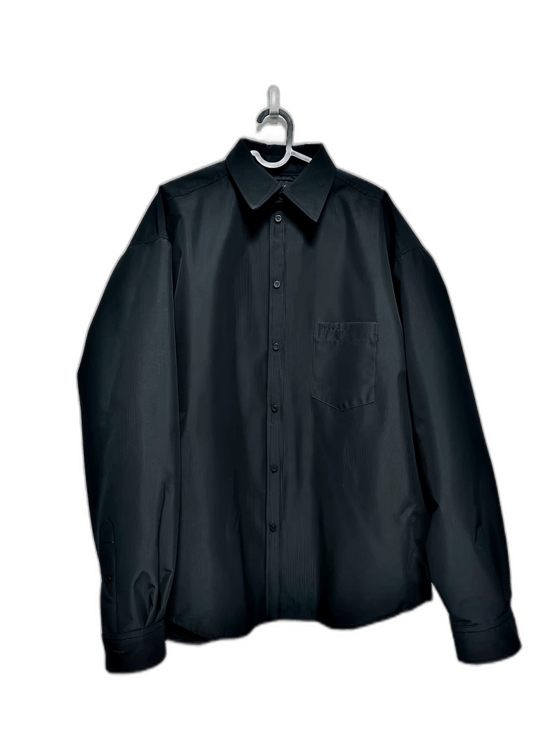 Balenciaga black padded shirt jacket from Balenciaga Size US M / EU 48-50 / 2 - 1 Thumbnail
