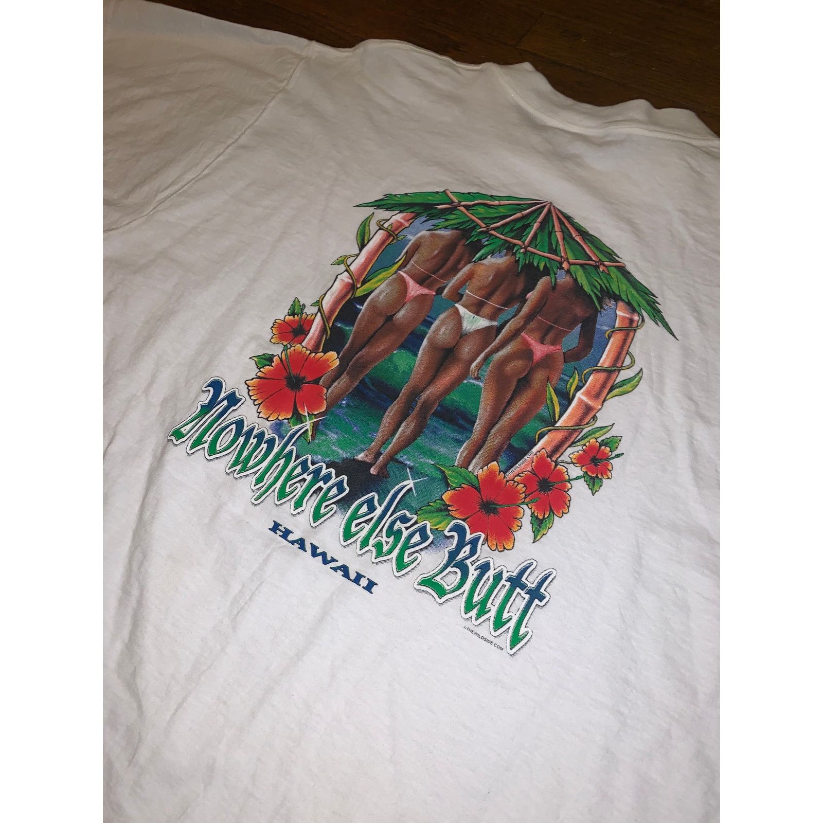 Fruit Of The Loom × Other Nowhere Else Butt Hawaii Graphic T-Shirt XL Surf Souvenir Size US XL / EU 56 / 4 - 9 Thumbnail