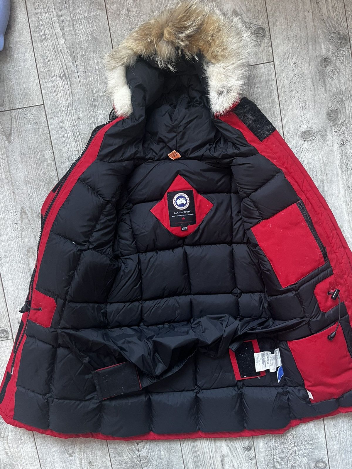 Canada Goose Canada Goose Expedition Jacket Red Genuine XS Size XS / US 0-2 / IT 36-38 - 11 Thumbnail