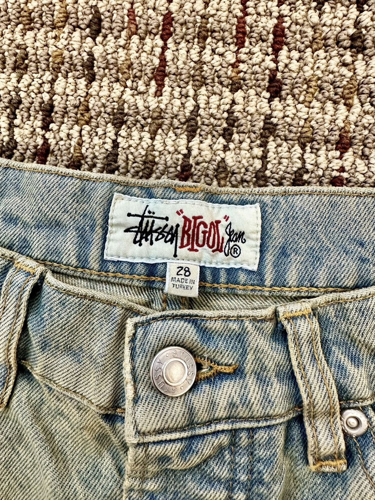Stussy SS24 Beach Wash Big Ol’ Shorts Denim Size US 28 / EU 44 - 4 Thumbnail