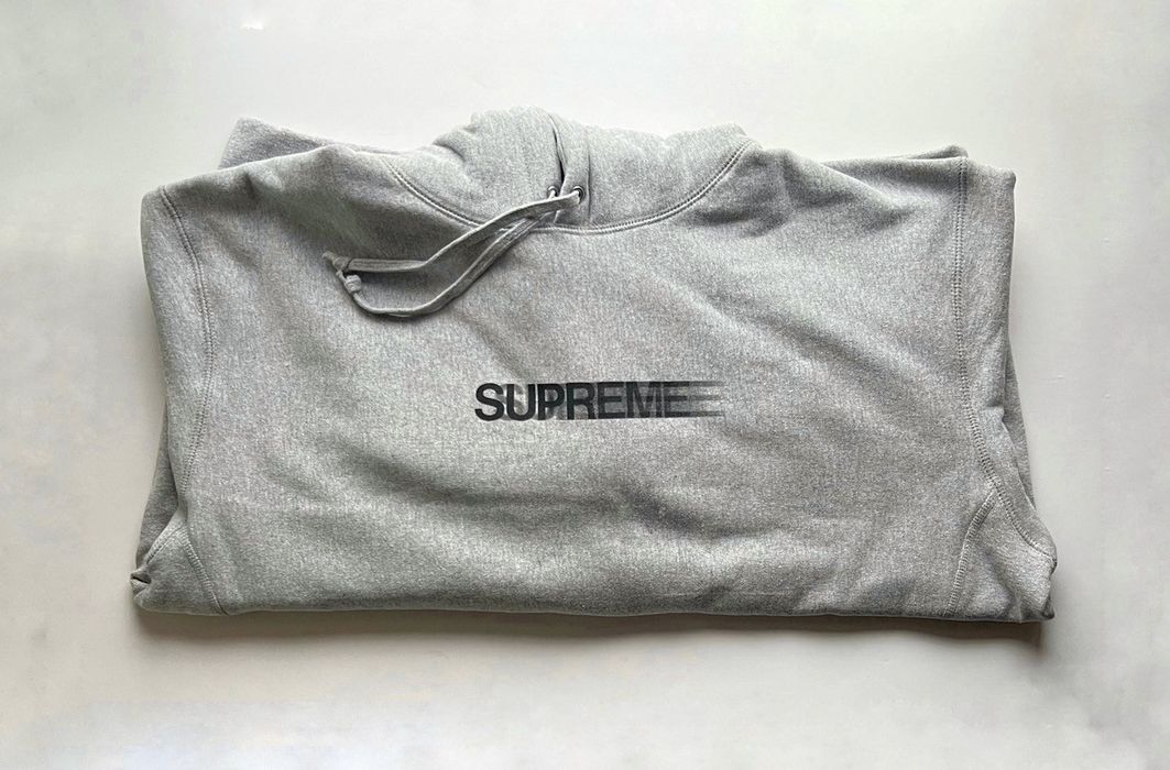 Supreme blur hot sale logo hoodie