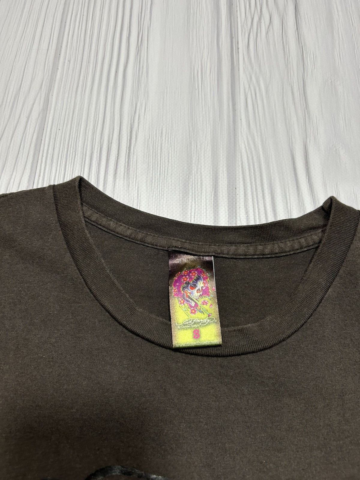 Ed Hardy Vintage Y2K Ed Hardy Death 13 T-Shirt Size S Size US S / EU 44-46 / 1 - 13 Thumbnail