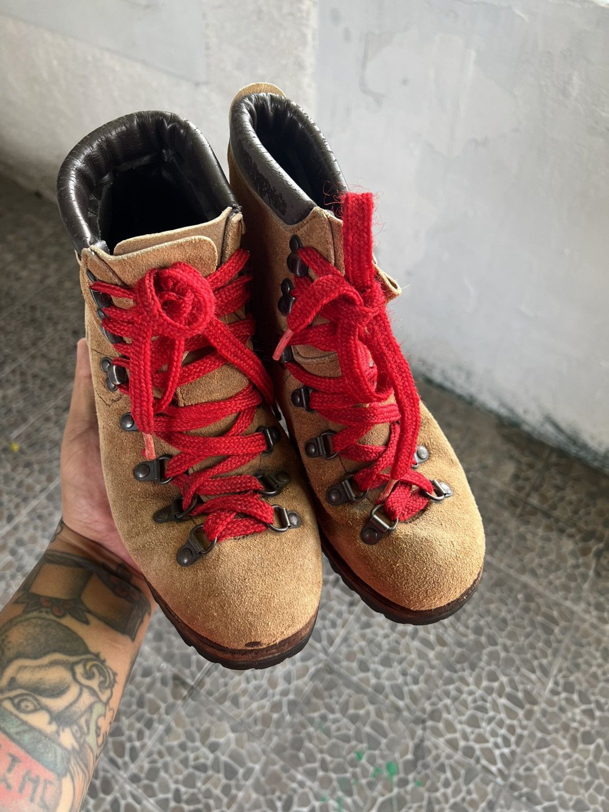 Vintage 80s hiking Boots Size US 6 / EU 39 - 3 Thumbnail
