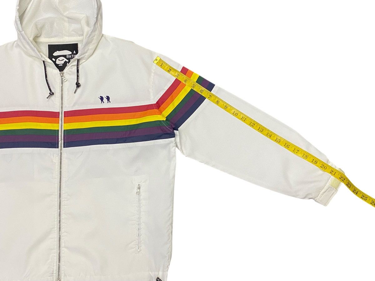 Bape Vintage A Bathing Ape Footsoldier Rainbow Hoodie Jacket Size US S / EU 44-46 / 1 - 22 Thumbnail