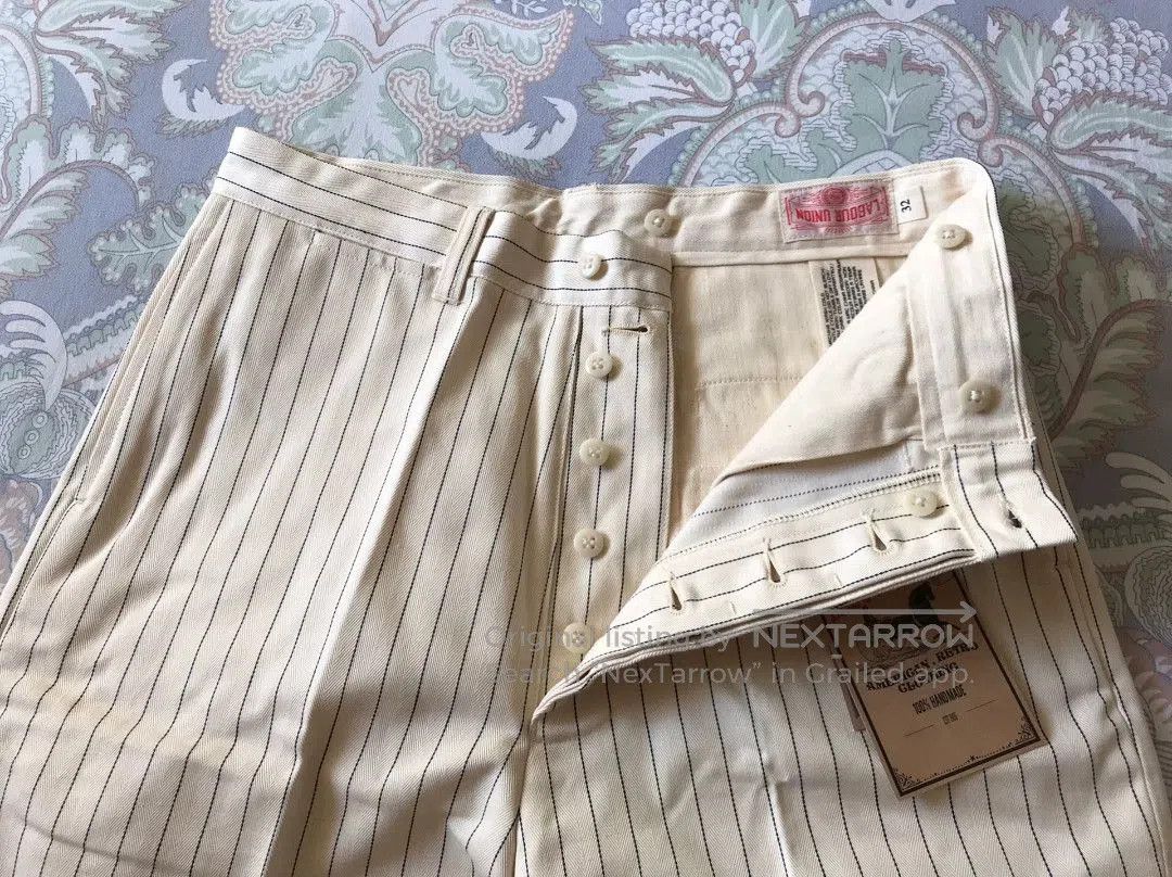 Vintage Labour Union Herringbone Wide. Size US 32 / EU 48 - 5 Thumbnail