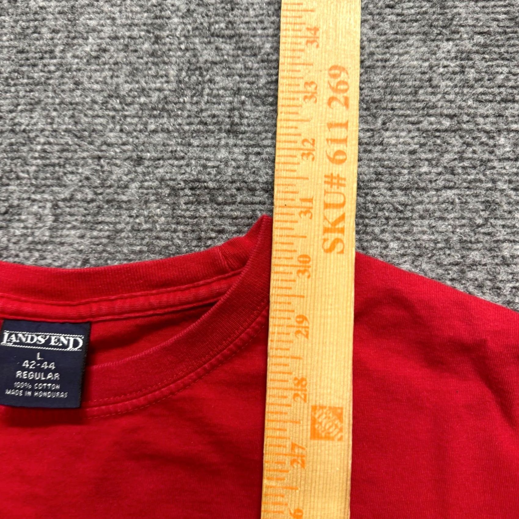 Vintage VINTAGE We The People Lands End T-shirt Men L Red Y2K 90s Star Distressed/Pre-owned Mens Shirt Size US L / EU 52-54 / 3 - 7 Thumbnail