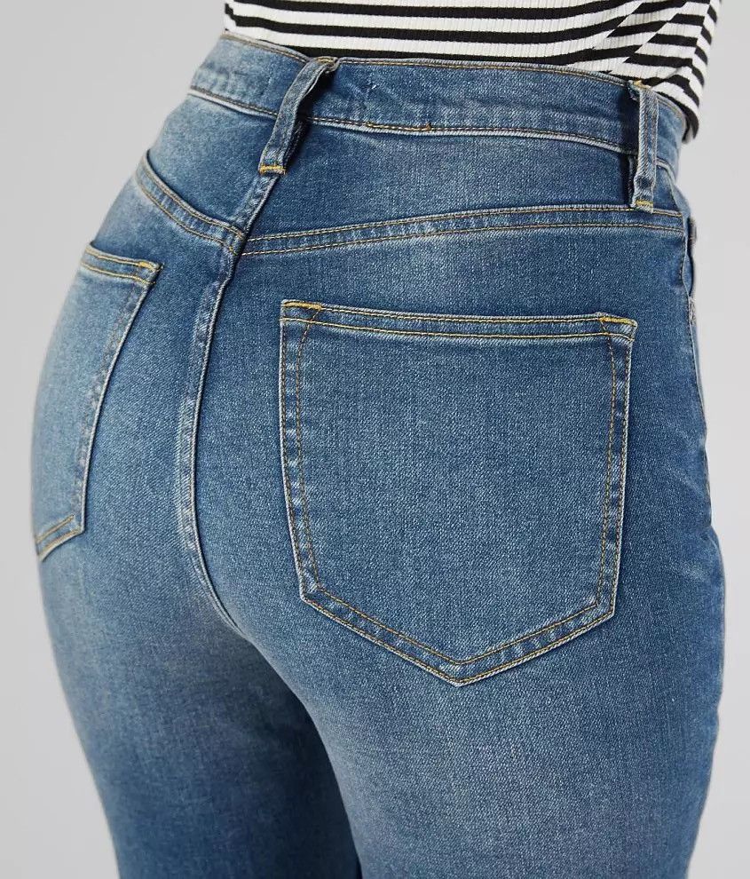 Free People NWOT CRVY Robyn High-Rise Flare Jeans Size 27" / US 4 / IT 40 - 5 Thumbnail