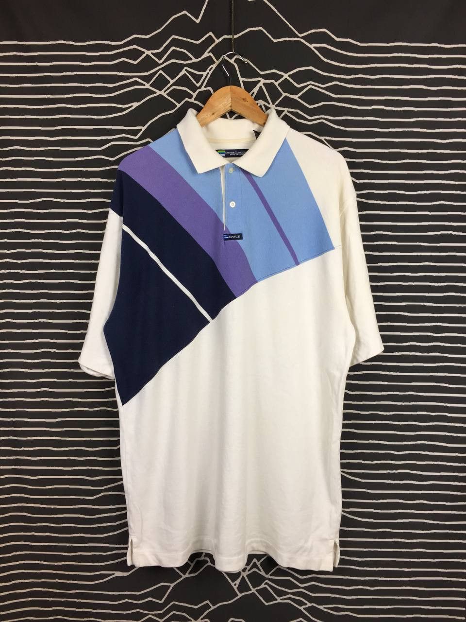 Enyce × Vintage ENYCE American Hip Hop Fashion Brand Polo Tee Size US L / EU 52-54 / 3 - 2 Thumbnail