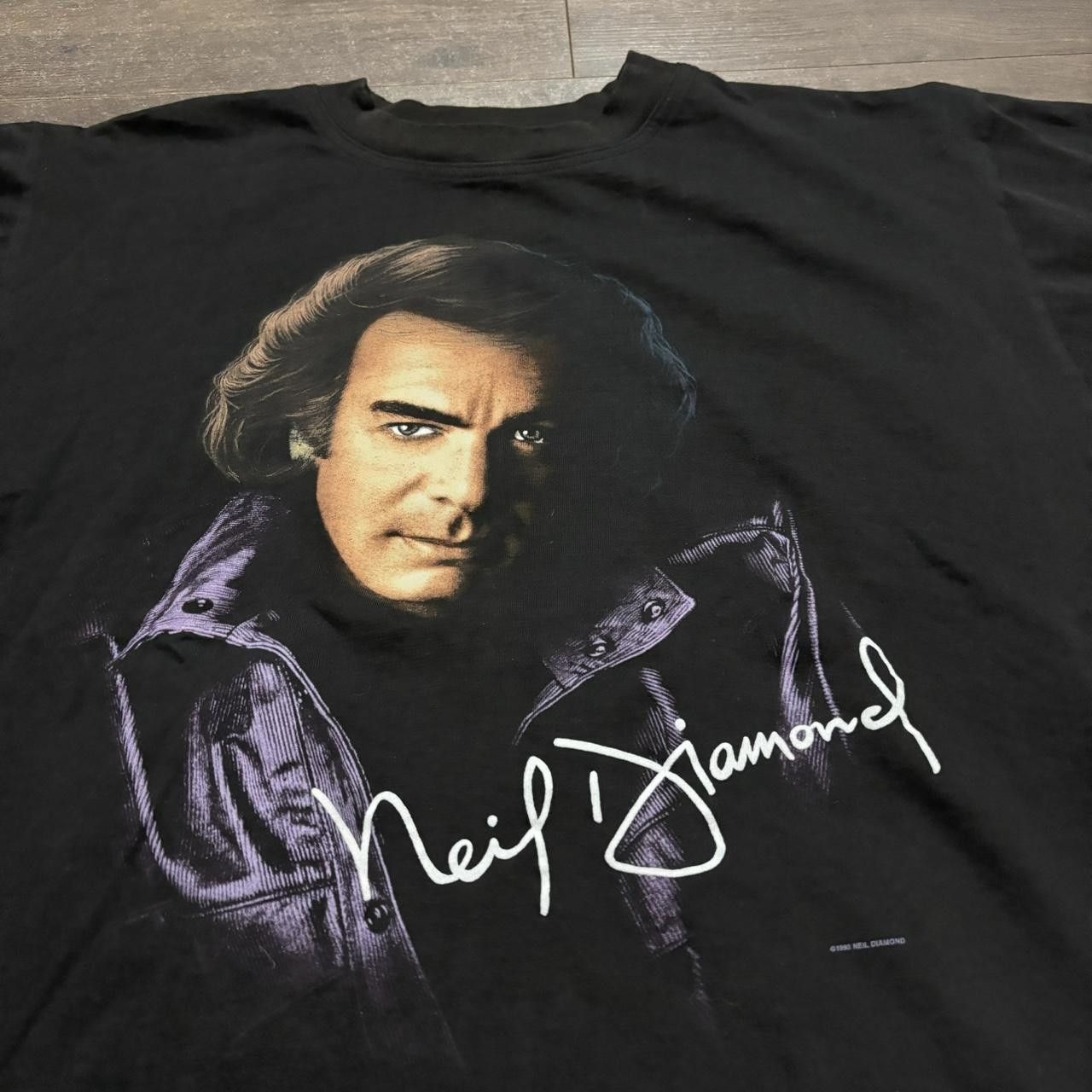 Designer vintage Neil diamond tennesse moon tour t shirt 90s M Size US M / EU 48-50 / 2 - 2 Thumbnail