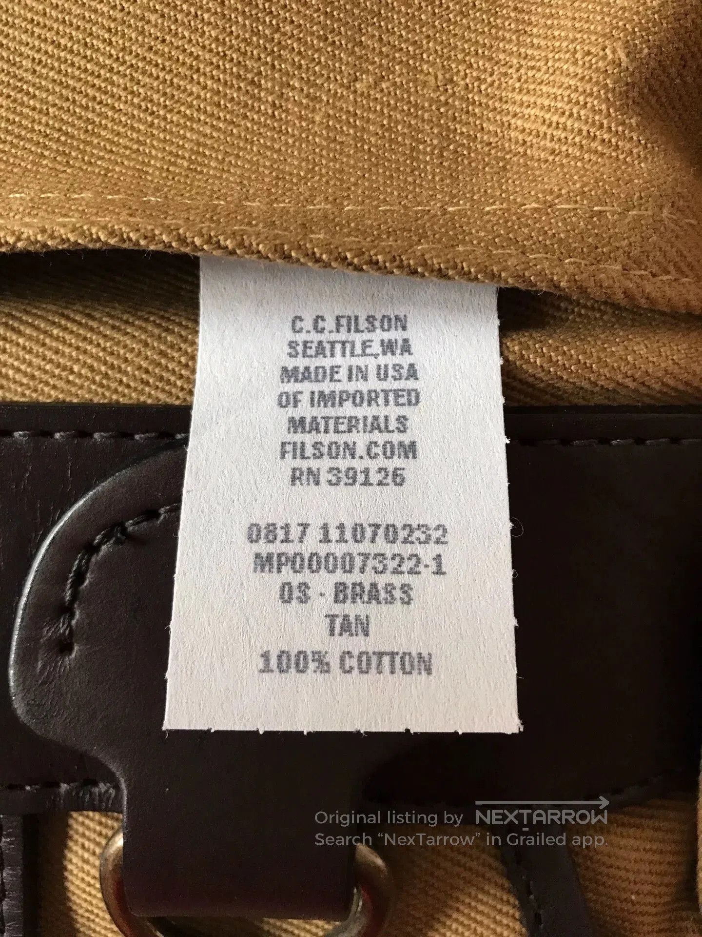 Filson Filson 70232 Heavy Canvas Messenger Bag. Size ONE SIZE - 9 Thumbnail