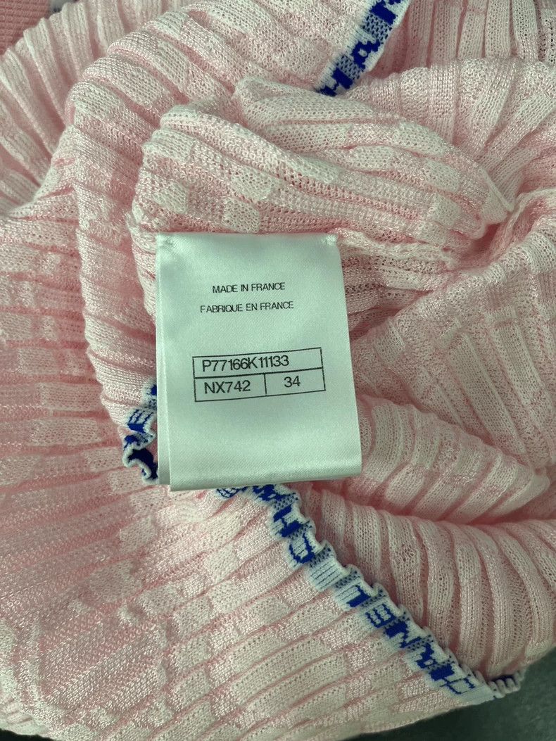 Chanel Chanel 24S pink knitted dress Size XXS / US 00 / IT 34 - 5 Thumbnail