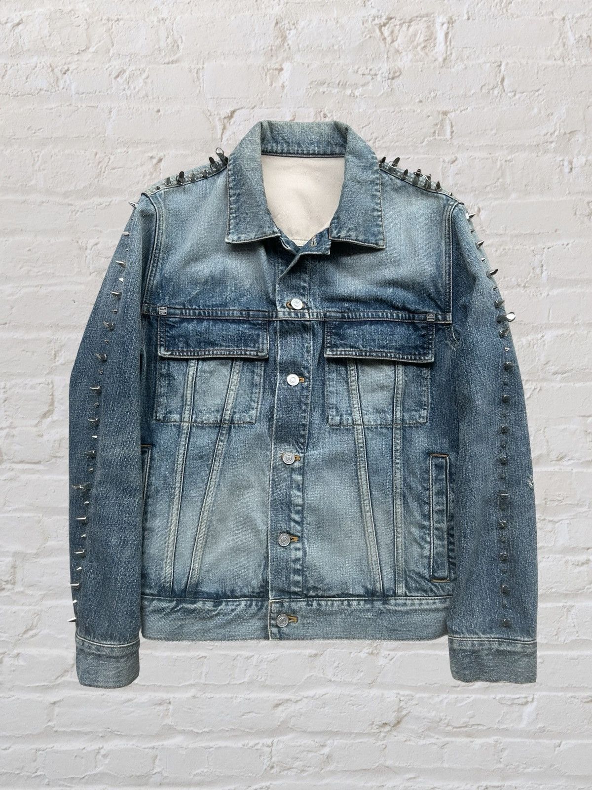 Givenchy GIVENCHY Studded Denim Jacket by Matthew M. Williams S Size US S / EU 44-46 / 1 - 3 Thumbnail