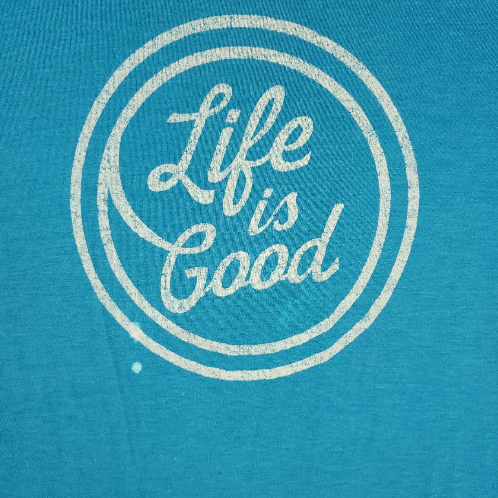 Life is Good Life Is Good T-Shirt Mens Large Blue Casual Short Sleeve Logo Solid Size US L / EU 52-54 / 3 - 3 Thumbnail