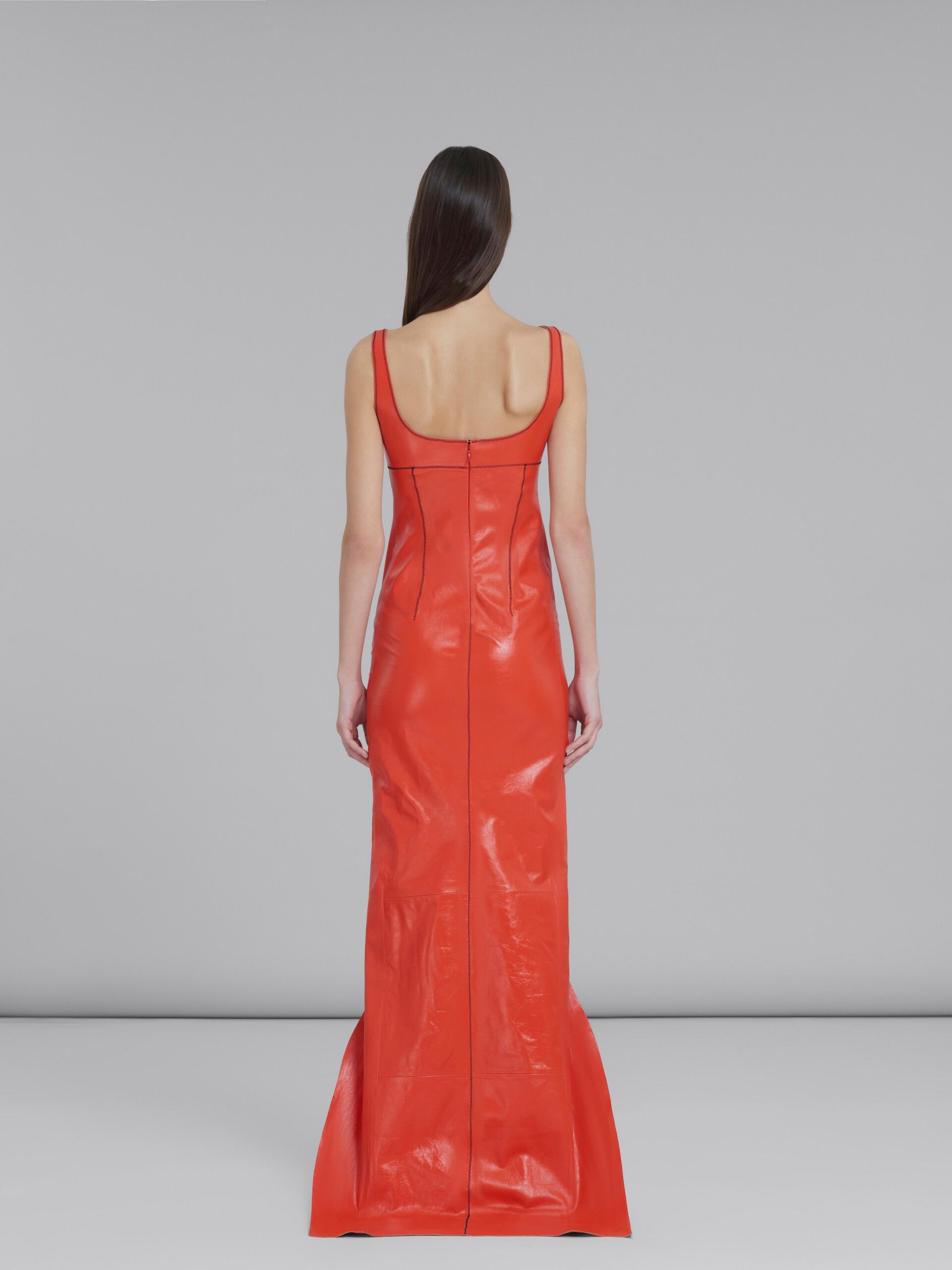 Marni o1y1025 Maxi Dress in Red Size XS / US 0-2 / IT 36-38 - 3 Thumbnail