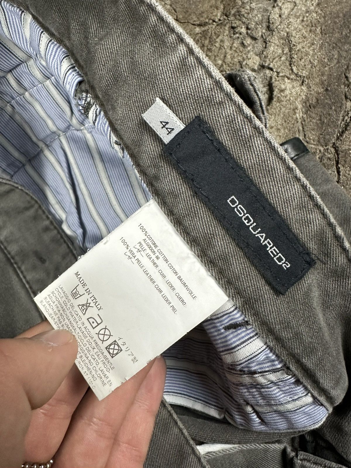 Dsquared2 2000s Archive Dsquared2 Biker Cargo Pants Size US 28 / EU 44 - 7 Thumbnail