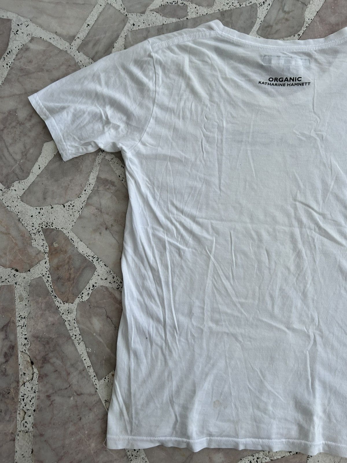 Katharine Hamnett London Katharine Hammnet Places White Fronthit Tee Size XS / US 0-2 / IT 36-38 - 7 Thumbnail