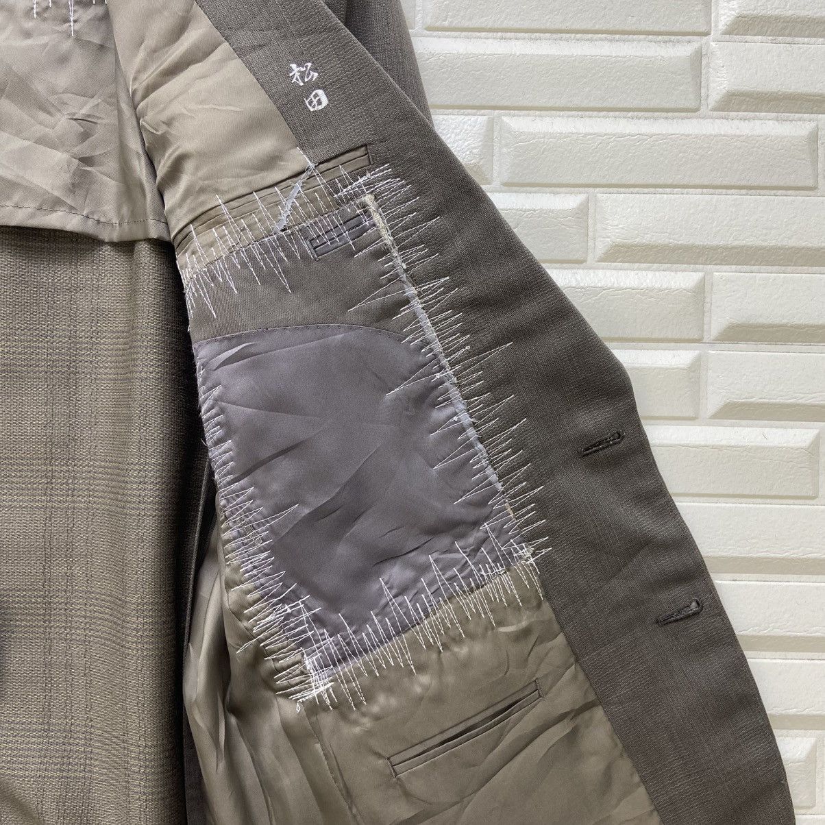 Japanese Brand Japanese Brand Not Conventional Patchwork Coat Blazer Size US S / EU 44-46 / 1 - 10 Thumbnail