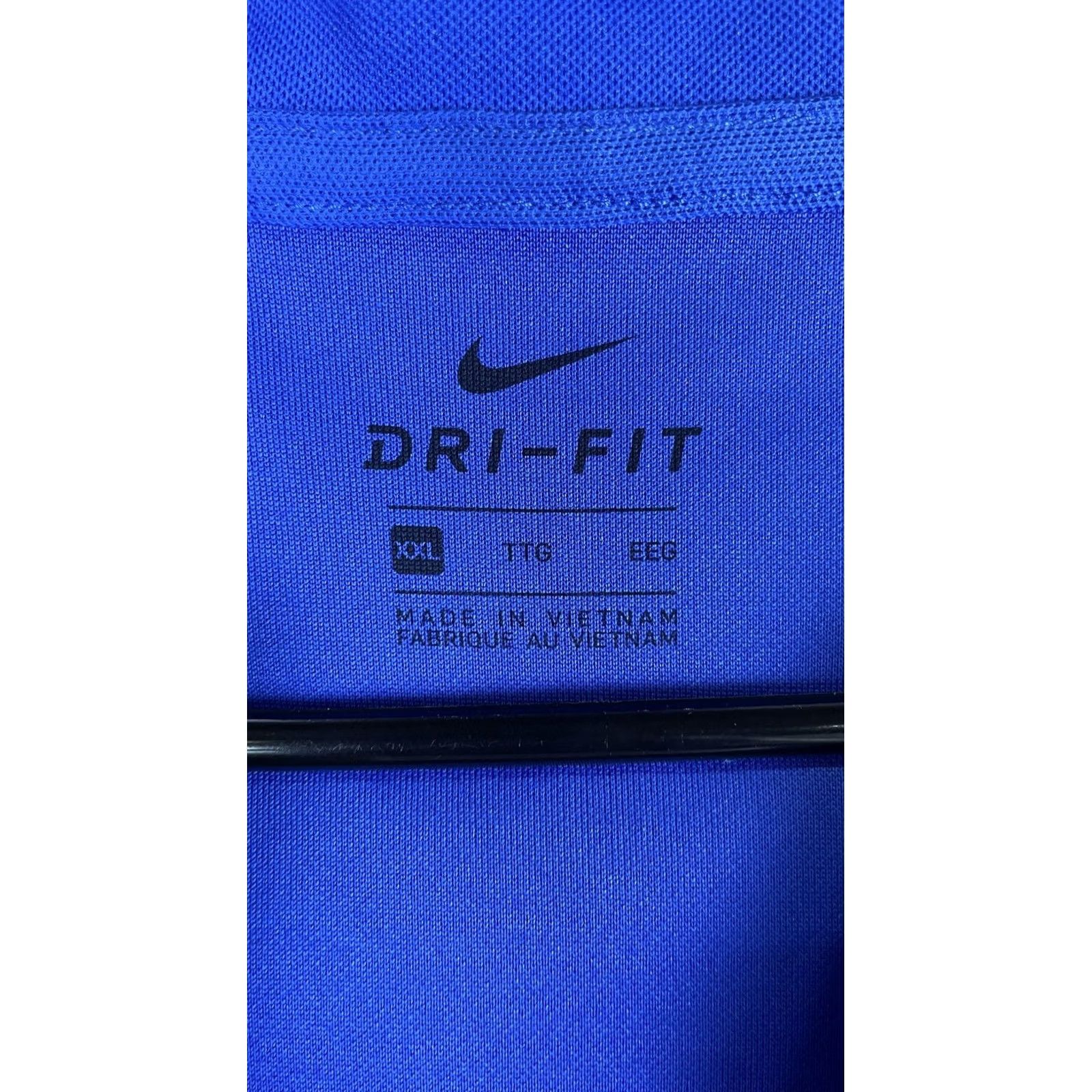 Nike Nike Dri-FIT Polo Shirt Womens XXL Blue V-Neck Golf Top Lightweight Athletic Short Sleeve Shirt Size XXL / US 16-18 / IT 52-54 - 5 Thumbnail