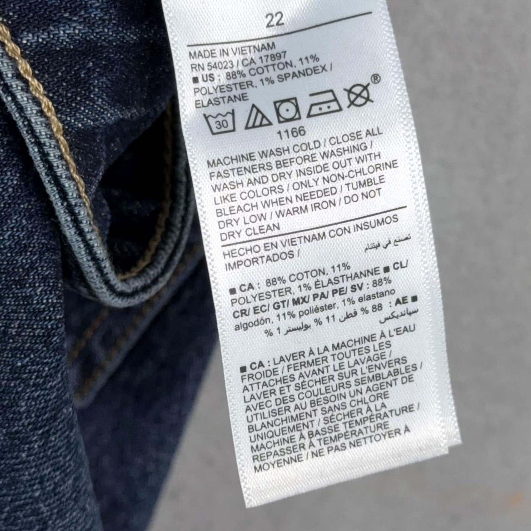 Old Navy Old Navy Womens Plus Size 22 OG Straight Jeans High Rise Crop Stretch Denim NWT Size 40" / US 18 - 5 Thumbnail