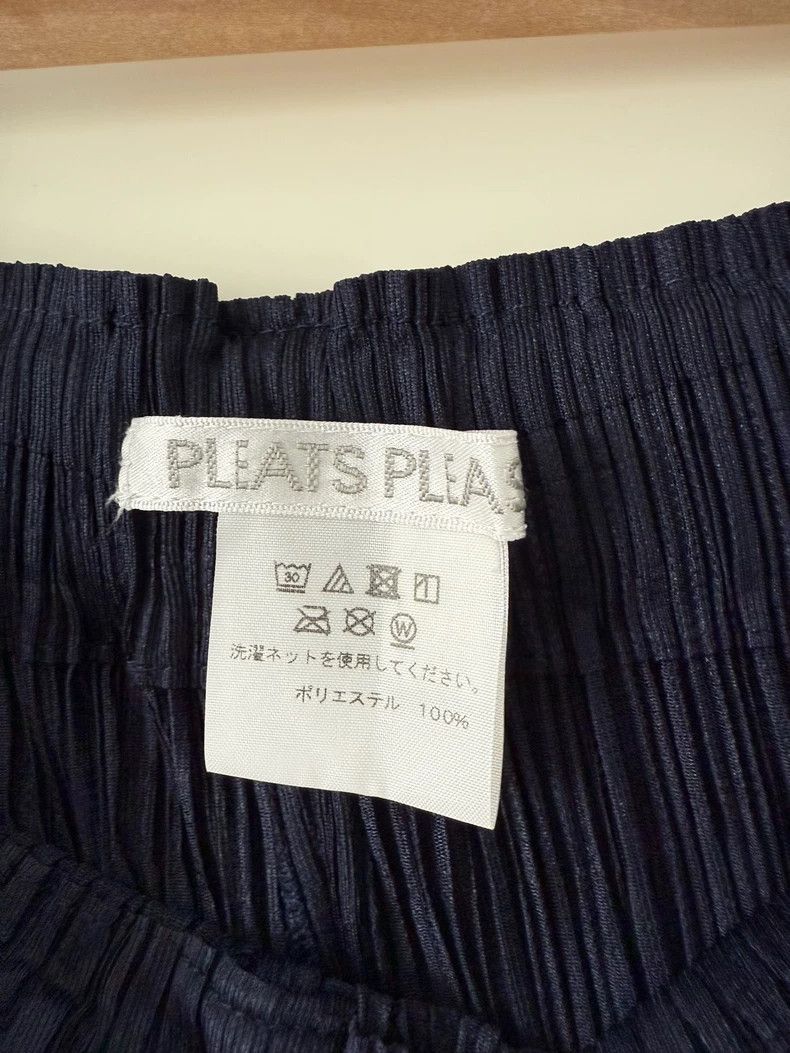 Issey Miyake issey miyake size:4 Dark blue wide-leg pants Size US 26 / EU 42 - 2 Thumbnail