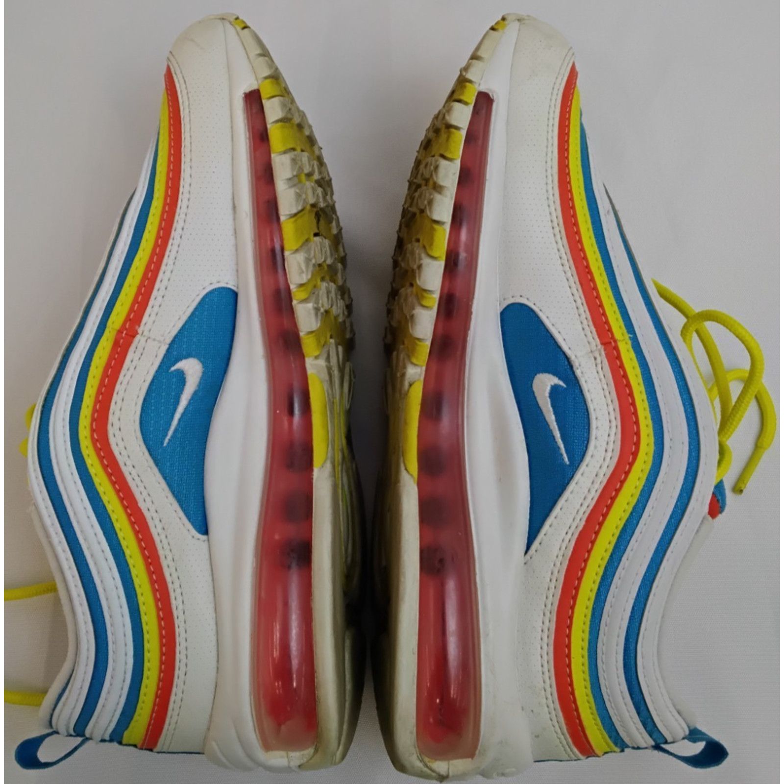 Nike Nike Air Max 97 Sneakers Youth Size 6 Blue/Orange White Size US 7 / IT 37 - 6 Thumbnail