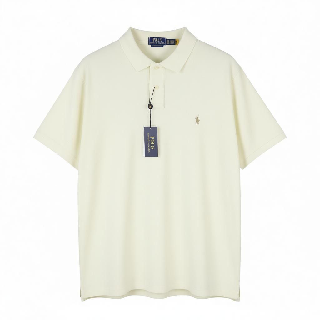 Ralph Lauren CUSTOM SLIM FIT 2XL Cream Embroidered Logo 87884 Size US XXL / EU 58 / 5 - 1 Thumbnail