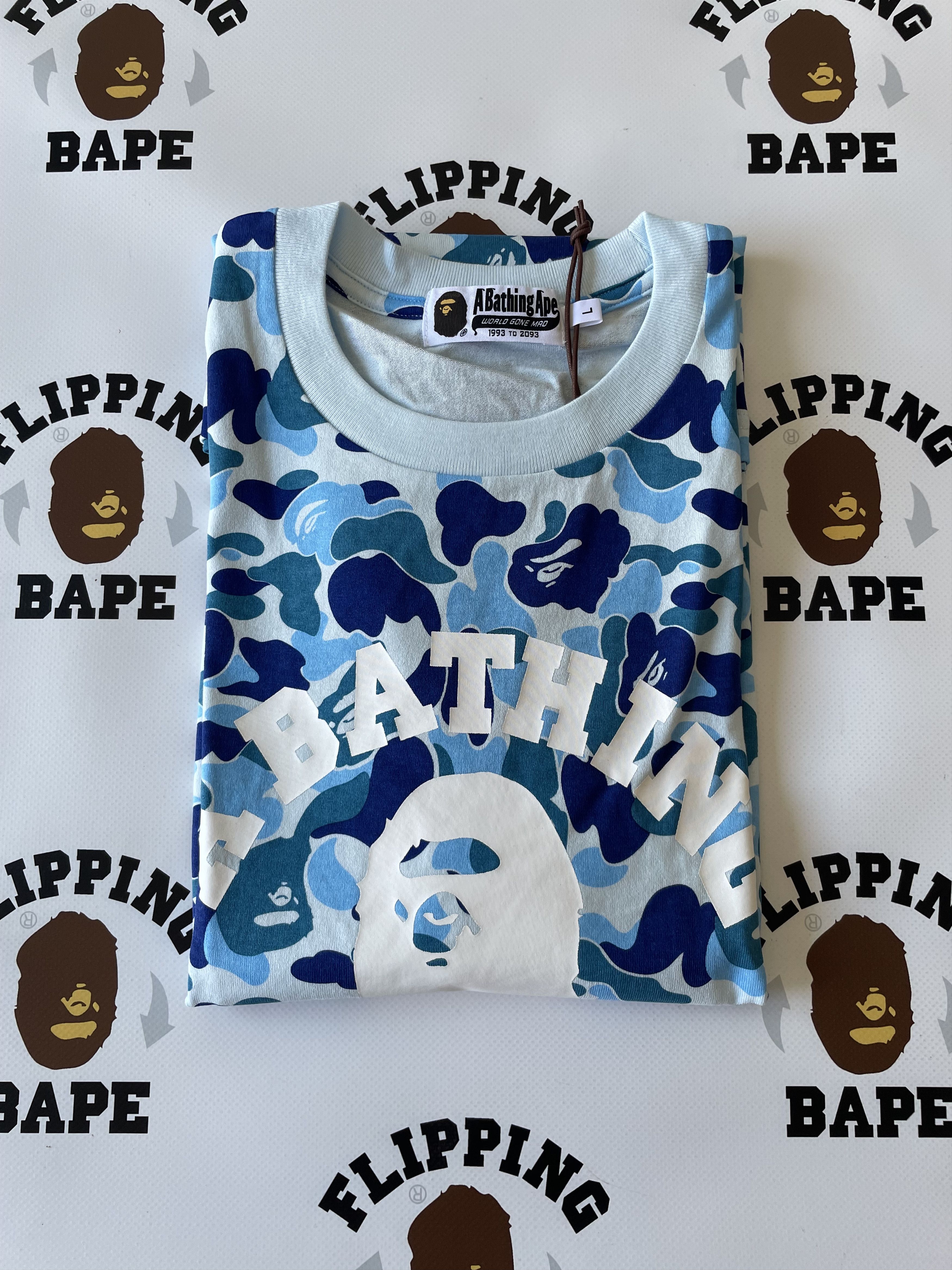 Bape BAPE ABC CAMO COLLEGE TEE Size US L / EU 52-54 / 3 - 4 Thumbnail