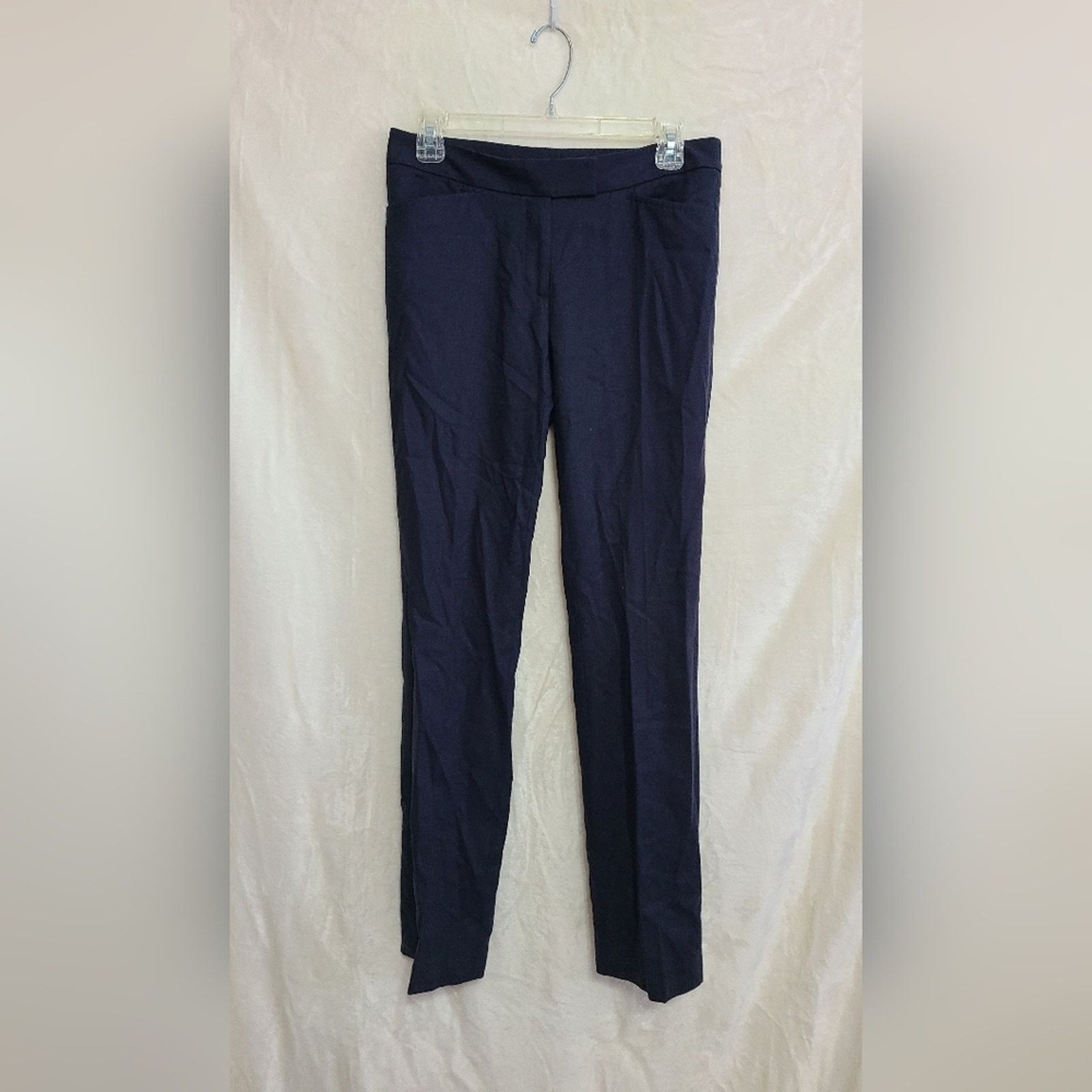 Brooks Brothers "346" Brooks Brothers Lucia Womens Trousers Navy Blue Size 2 Size 26" / US 2 / IT 38 - 1 Thumbnail