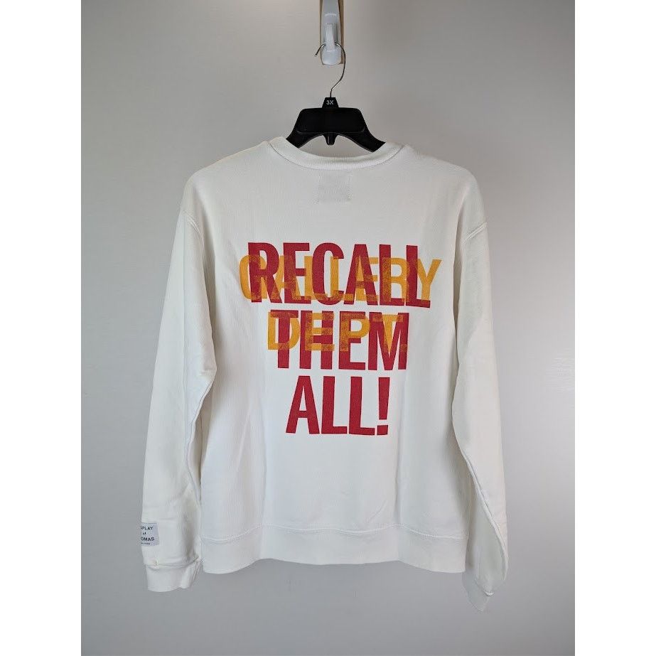 Gallery Dept. o1rshd1 G Ball Crewneck Sweater in White Size US M / EU 48-50 / 2 - 15 Thumbnail