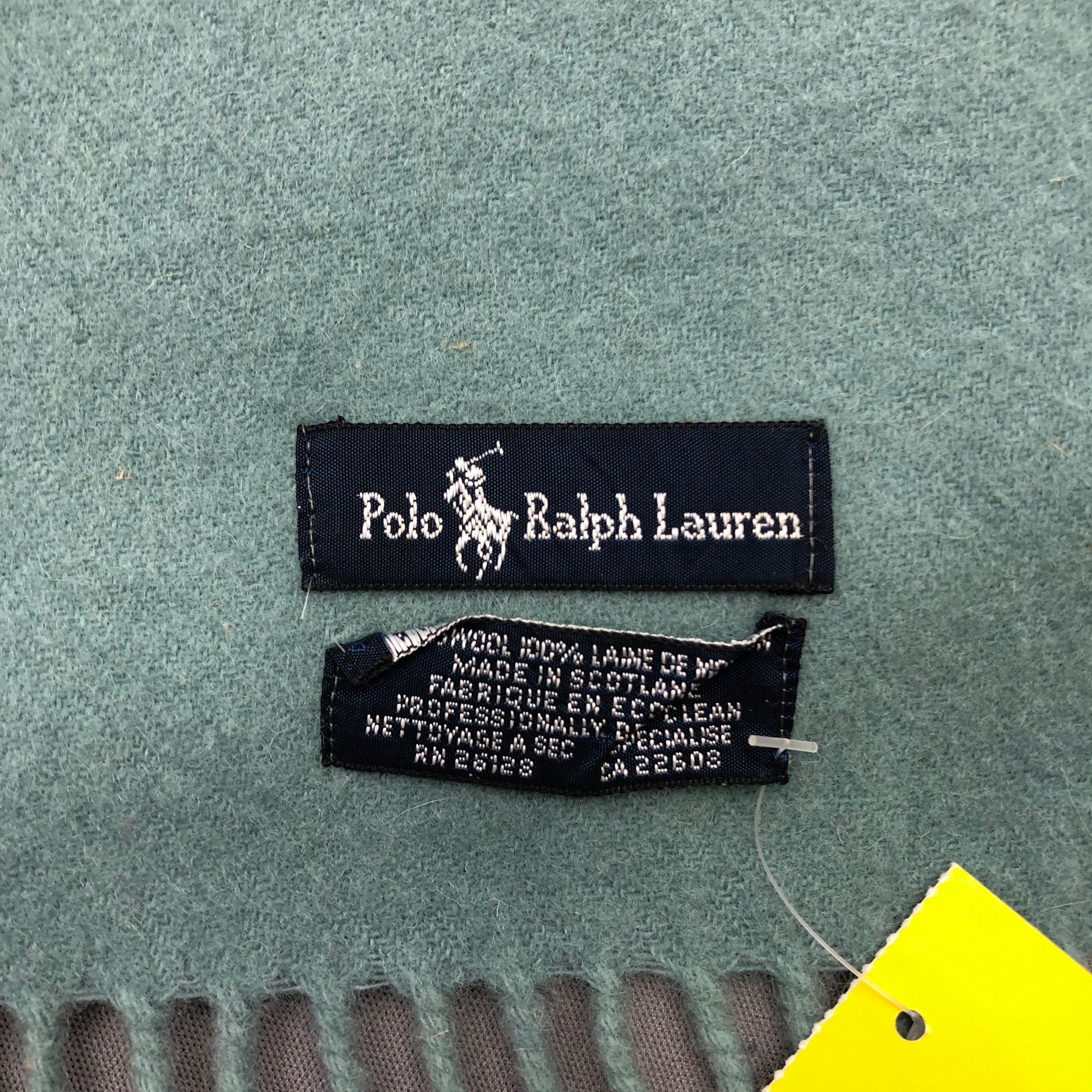 Polo Ralph Lauren Vintage 90s Polo Ralph Lauren Scarf Muffler Wool Scarves Size ONE SIZE - 5 Thumbnail