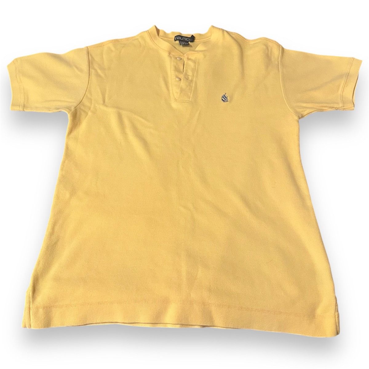 Nautica × Vintage Vintage Nautica Waffle Knit Shirt Size US M / EU 48-50 / 2 - 1 Thumbnail