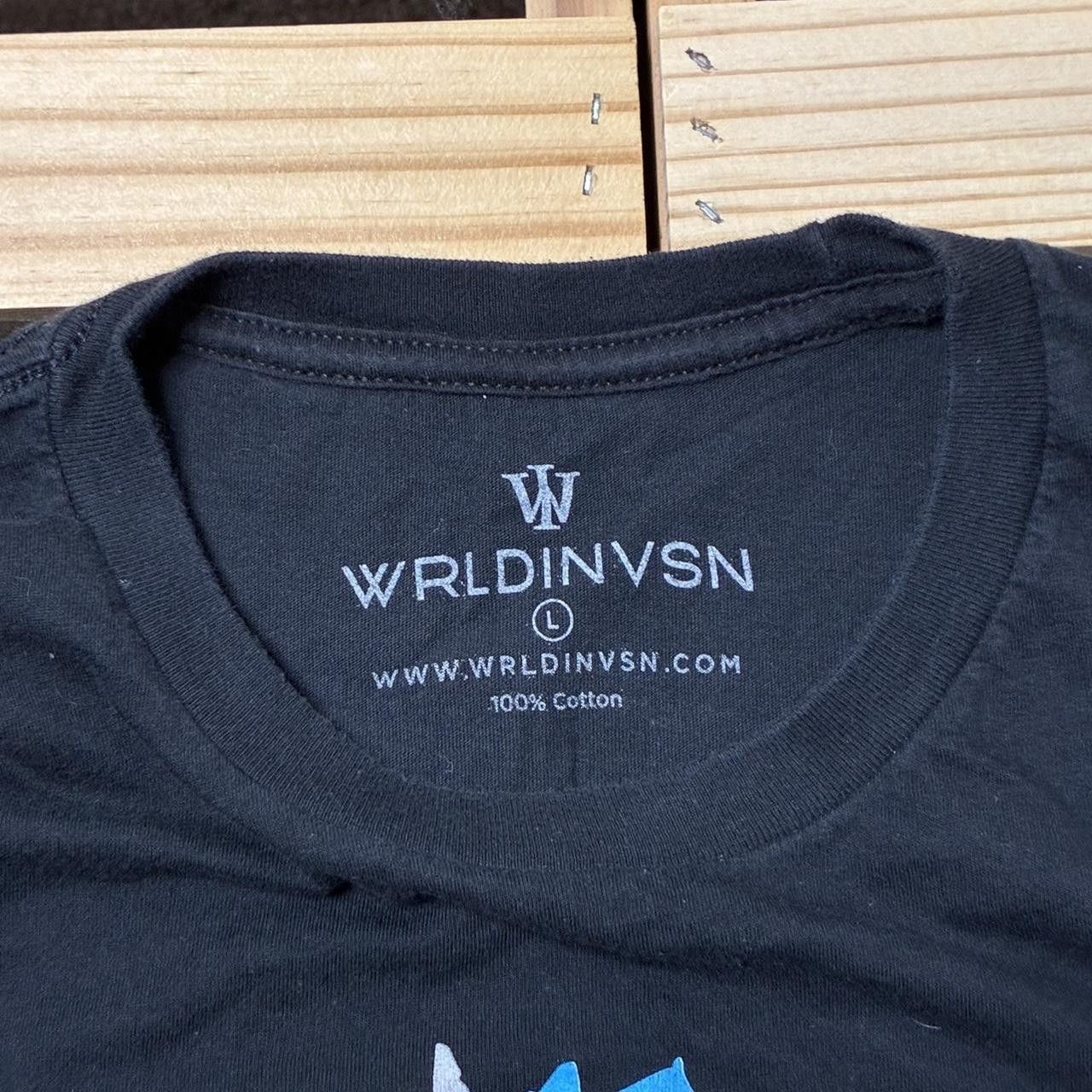 Other Wrldinvsn Black Abstract Art Jesus Tee Size Large Size US L / EU 52-54 / 3 - 3 Thumbnail