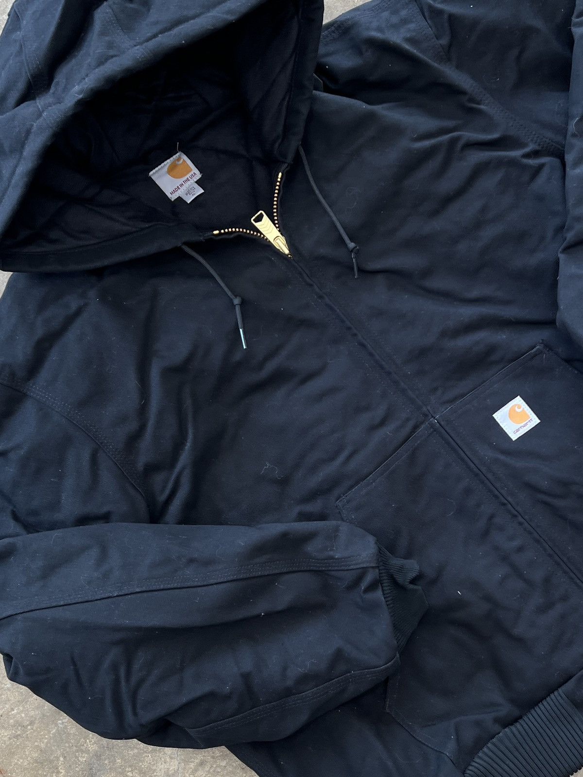 Carhartt Carhartt MiUSA J140 Black Work Jacket XL Size US XL / EU 56 / 4 - 1 Thumbnail