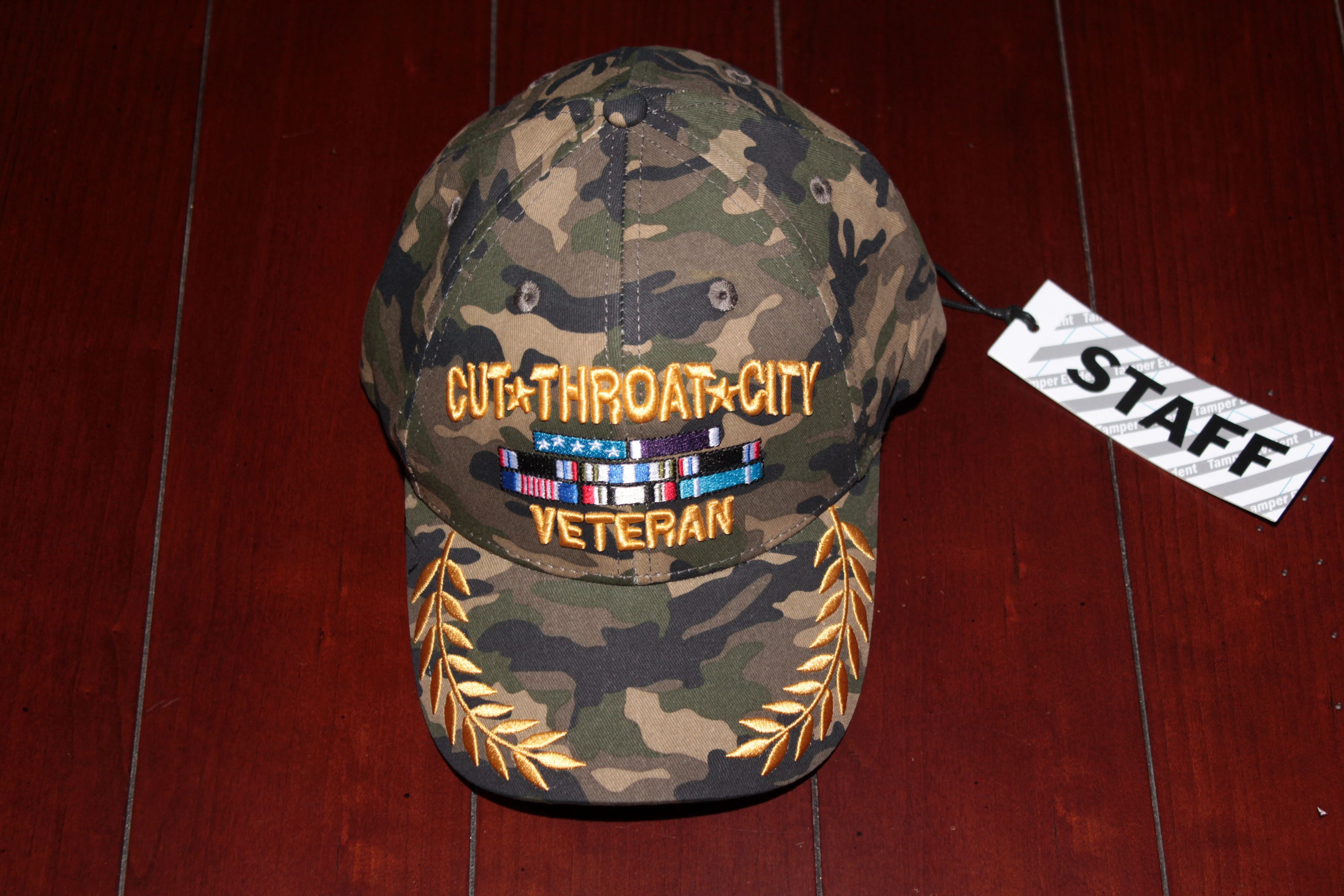 image of G59 Records x Pouya Uicideboy Merch Staff Workforce - Post-Traumatic Cap (Camo), Men's