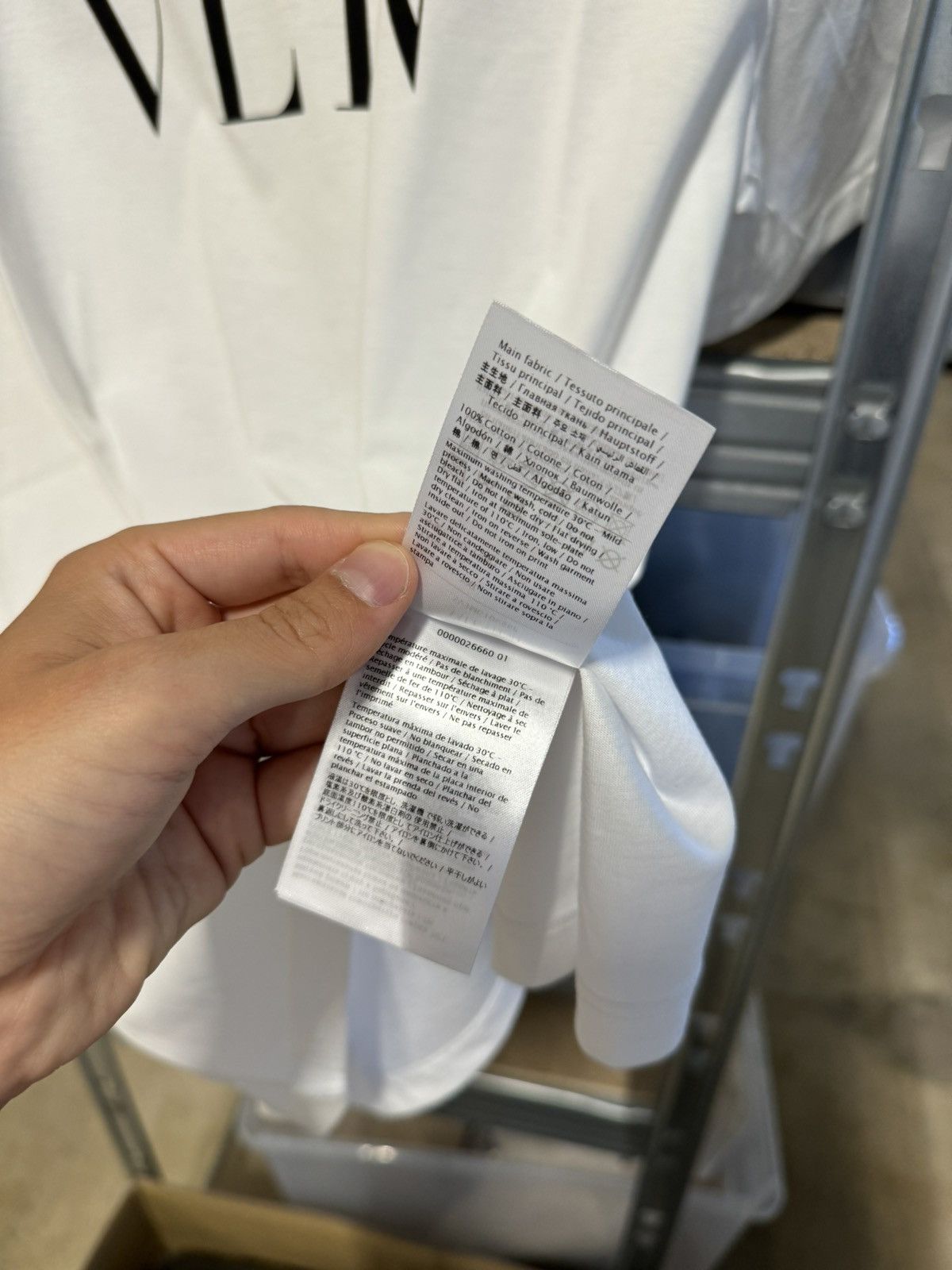 Valentino Valentino VLTN Logo T-Shirt NEW 600$ Size US XXL / EU 58 / 5 - 7 Thumbnail