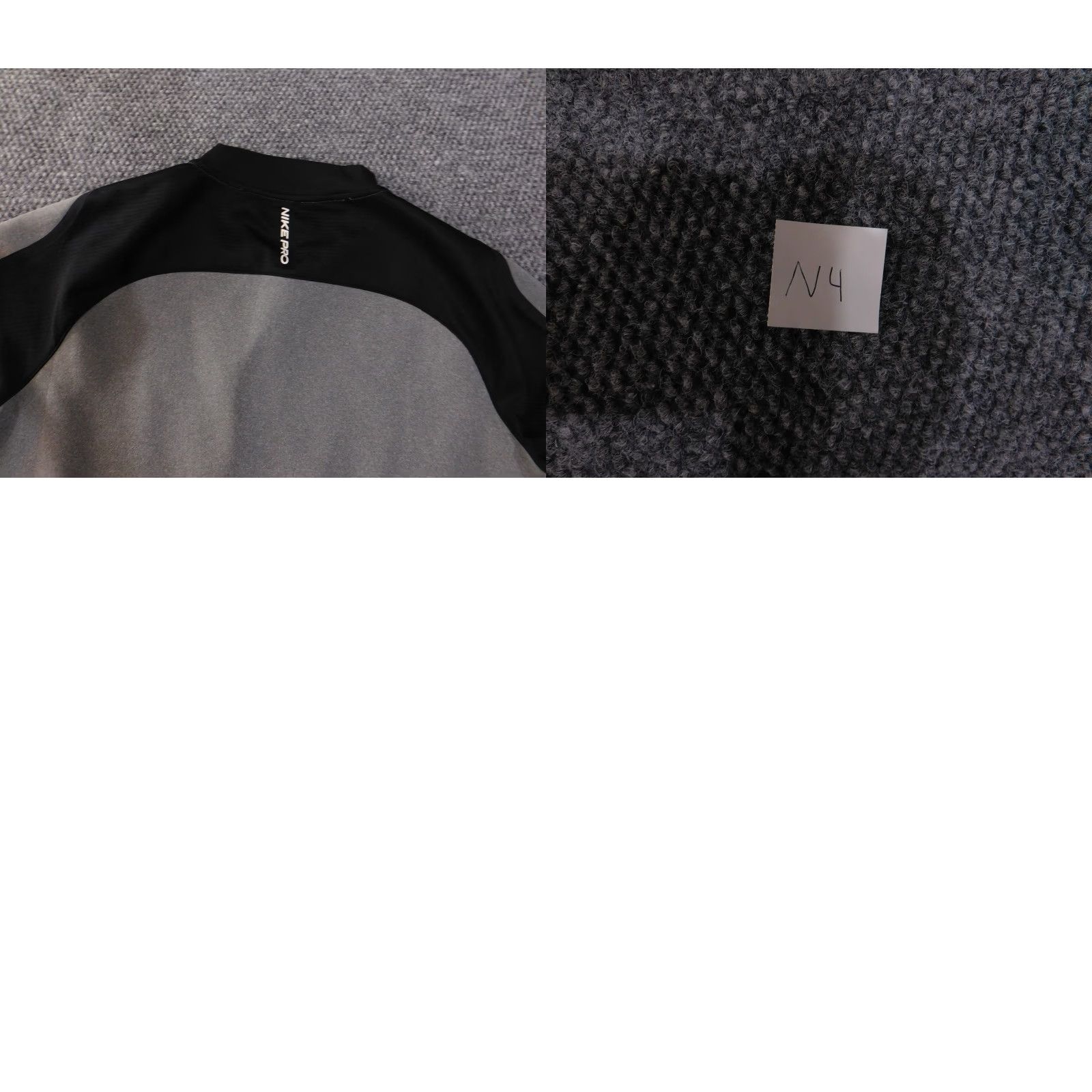 Nike Nike Pro Dri-FIT Jacket Mens Large Gray Black Full Zip Athletic Training Top Jacket Size US L / EU 52-54 / 3 - 9 Thumbnail