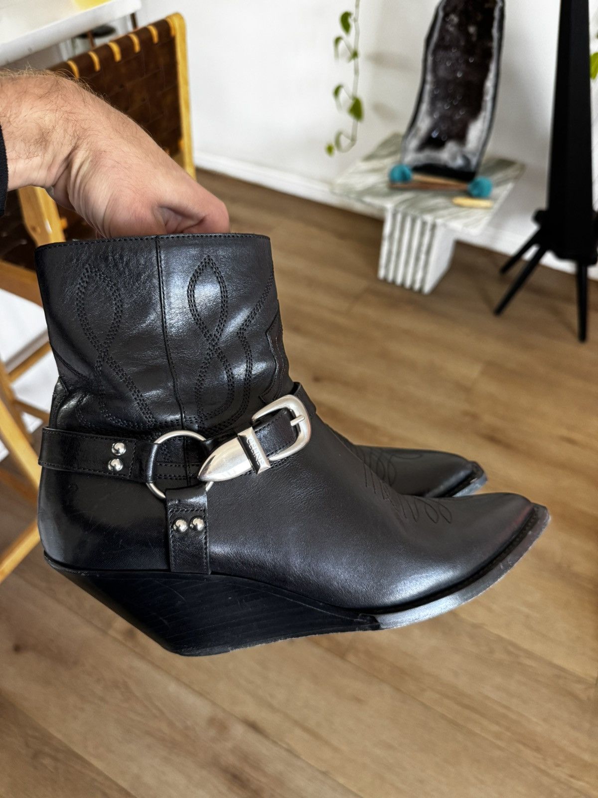 Celine Boy doll harness boots Size US 9 / EU 42 - 2 Thumbnail