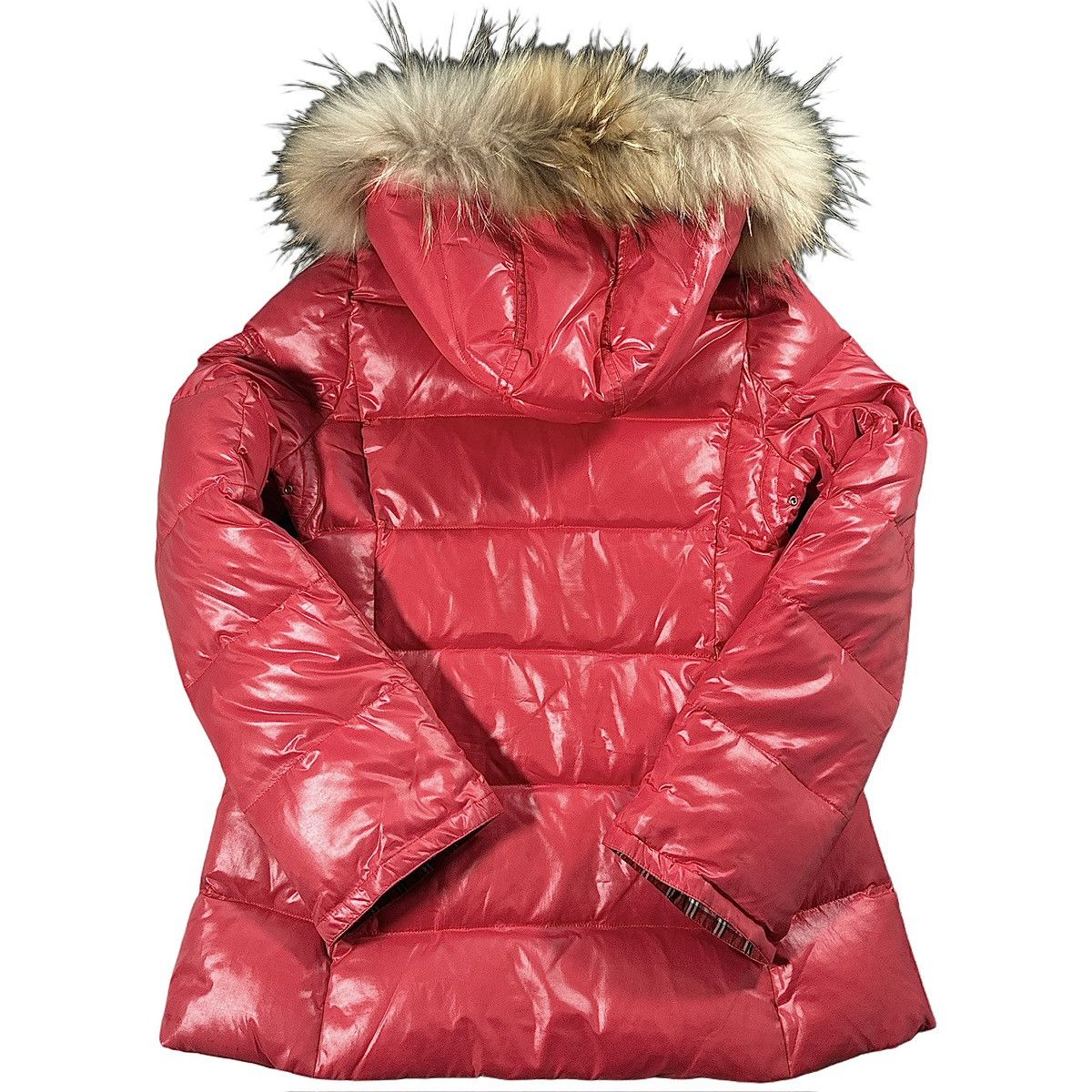 Burberry 00’s Burberry Fur Hood Down Puffer Jacket Size M / US 6-8 / IT 42-44 - 3 Thumbnail